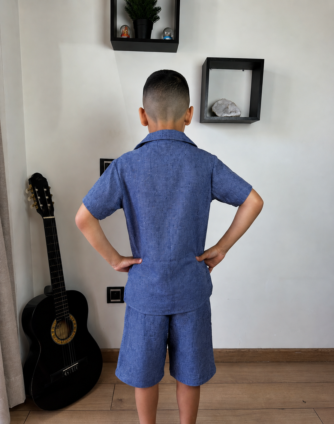 Ensemble chemise en lin 2 pièce
