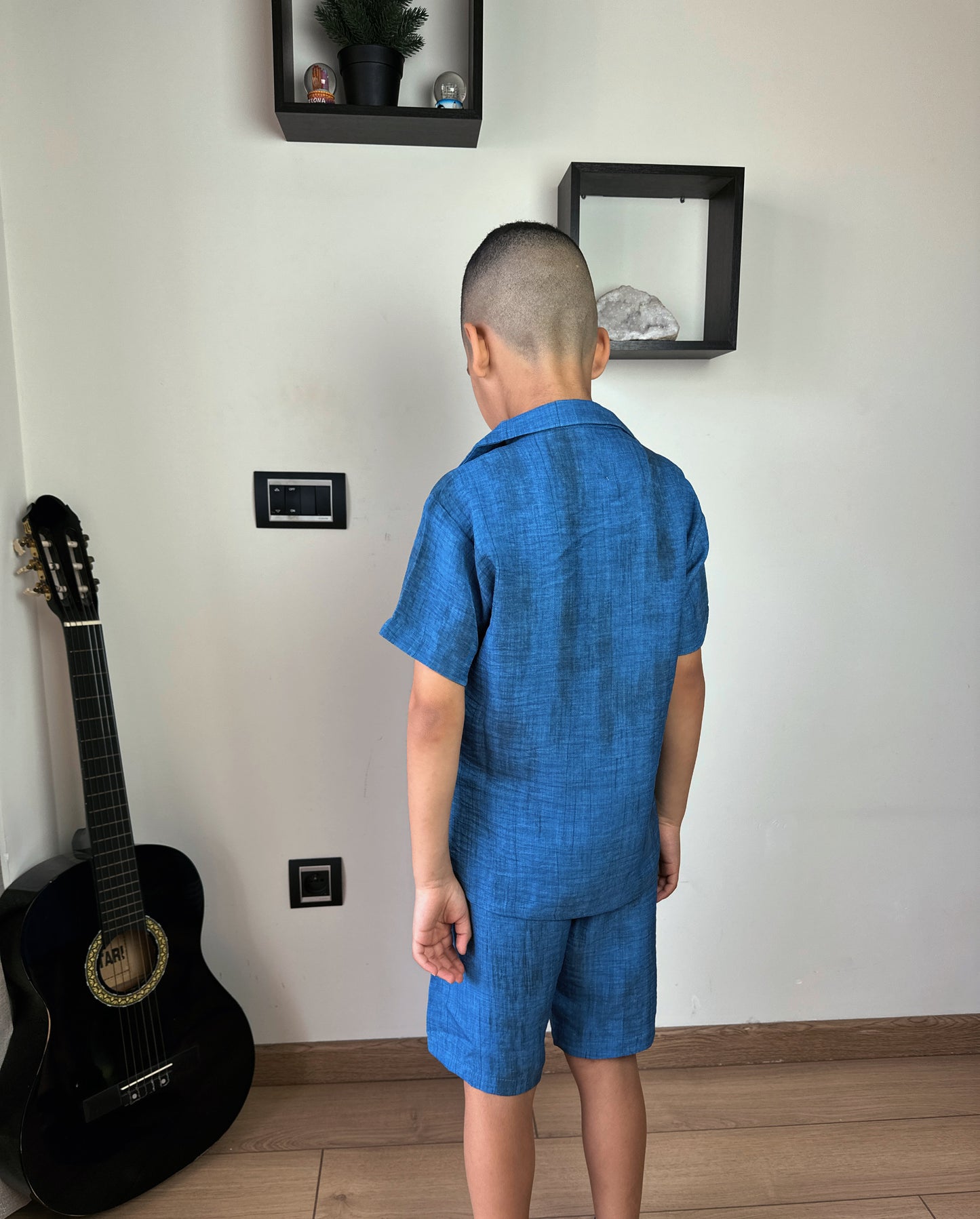 Ensemble chemise en lin 2 pièce