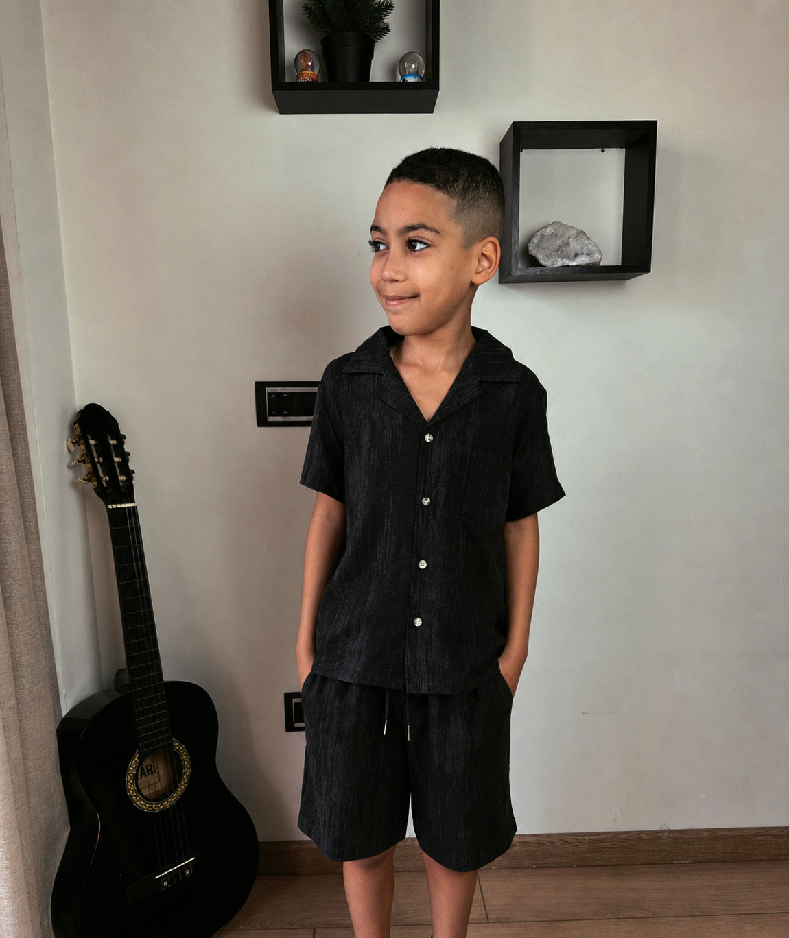 Ensemble chemise en lin 2 pièce