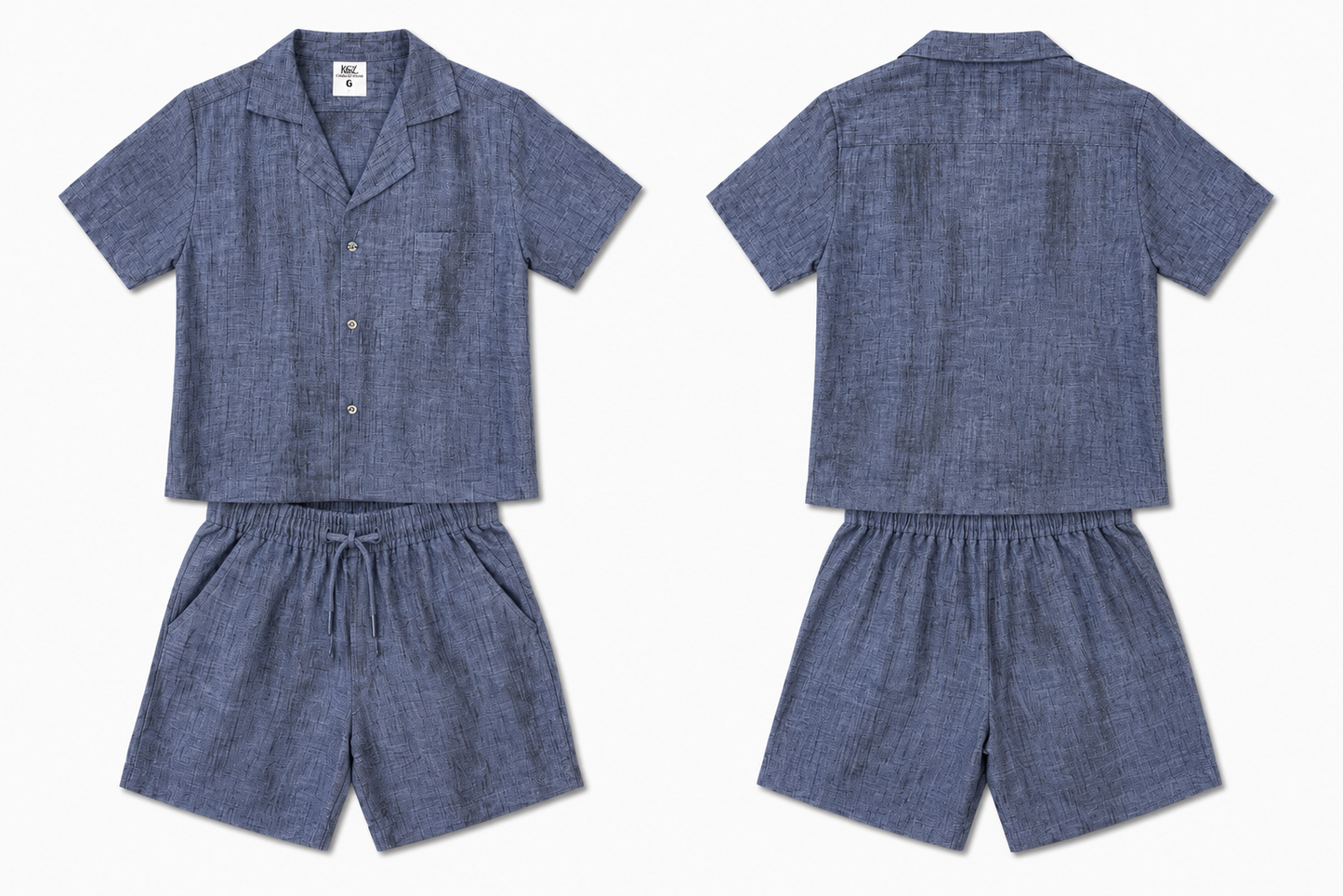Ensemble chemise en lin 2 pièce