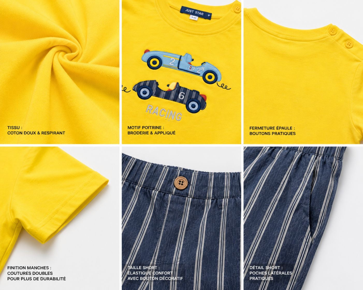 Ensemble 2 piece racing Mini 1-3