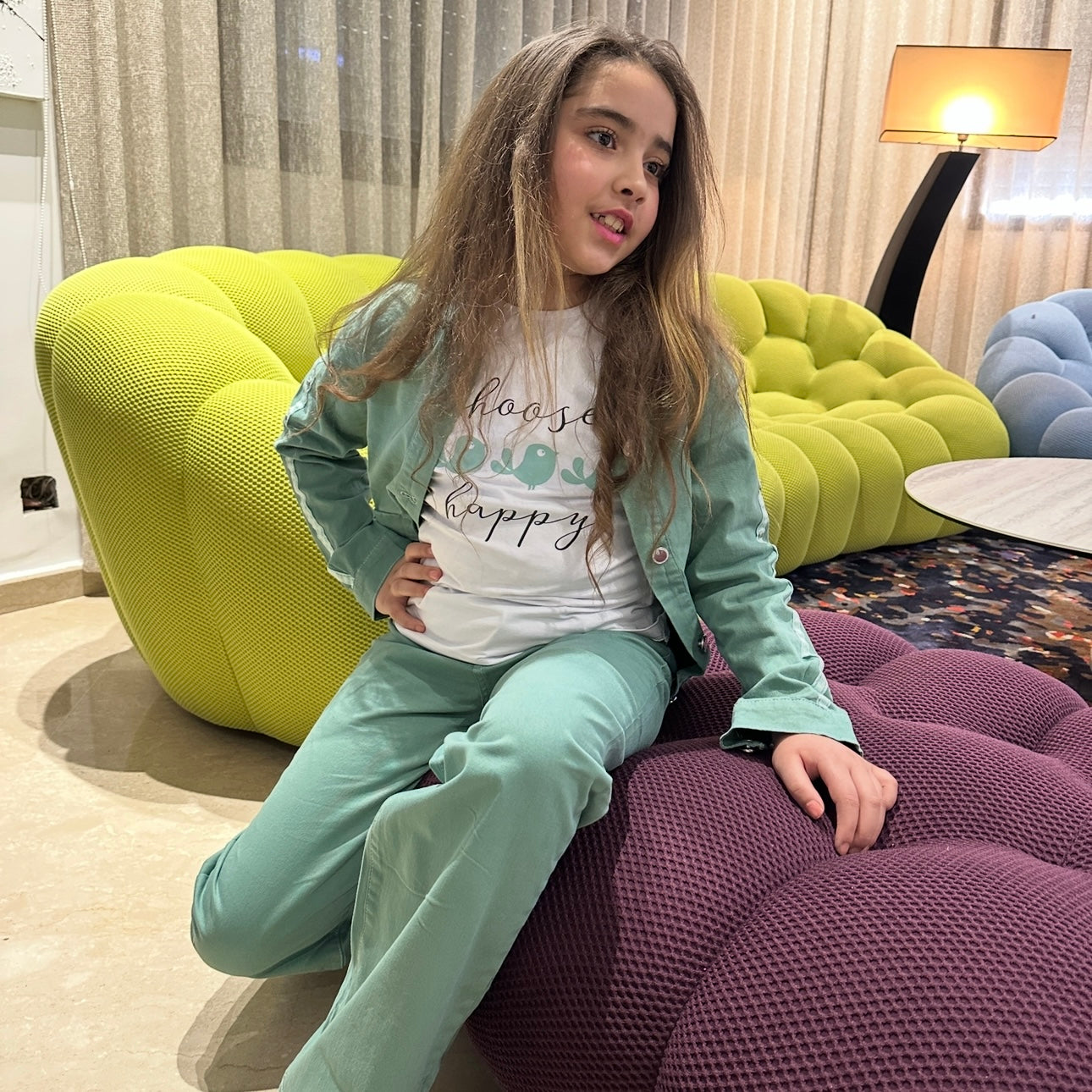 Ensemble 3 piéce vert