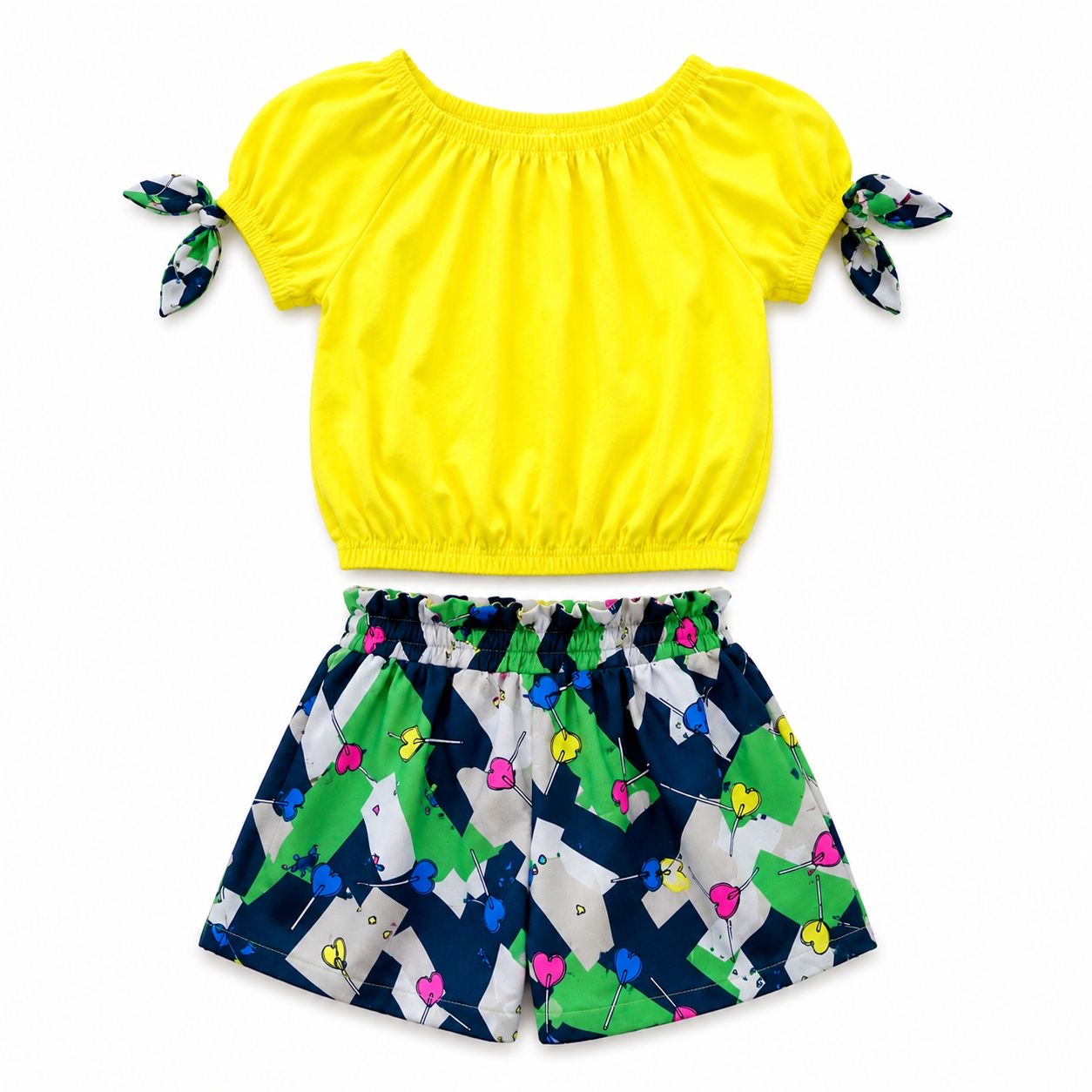 Ensemble short imprimé