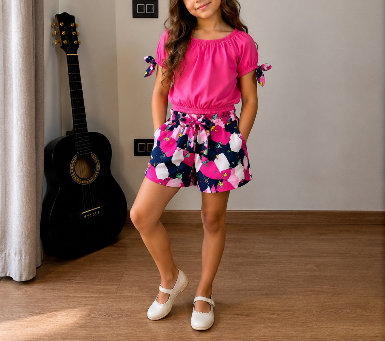 Ensemble short imprimé